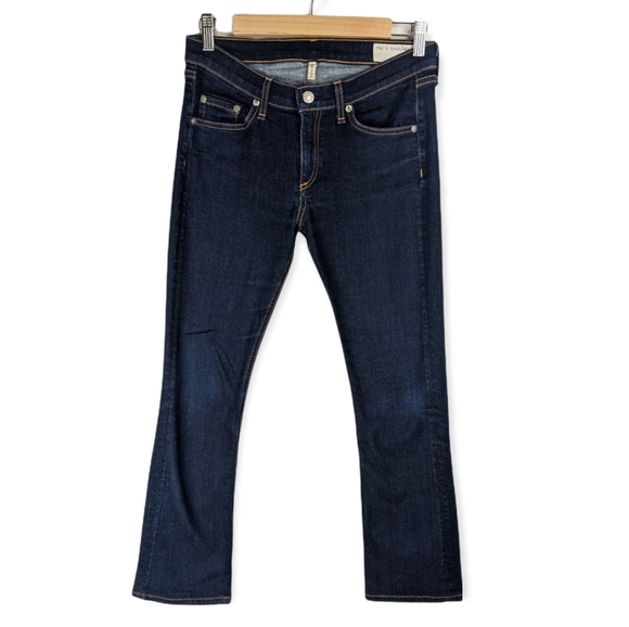 Rag & Bone Cropped Stiletto Boot Jeans - Picture 2 of 11